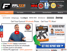 Tablet Screenshot of ffl123.com